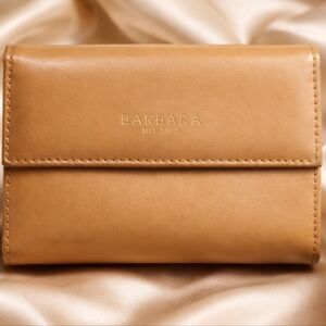 Barbara Milano Vintage Italian Leather Trifold Wallet